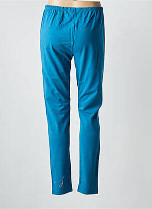 Legging stretch taille normale bleu FRANCOISE SAGET femme