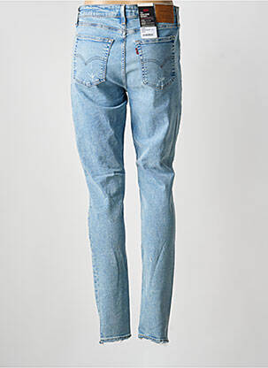 Jeans coupe slim effet usé délavé taille normale bleu LEVI'S femme