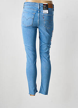 Jeans coupe slim effet usé délavé taille normale bleu LEVI'S femme