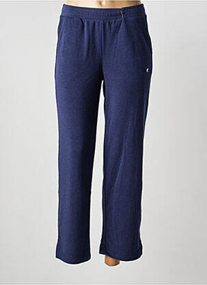 Pantalon droit taille élastique taille normale bleu DAMART femme