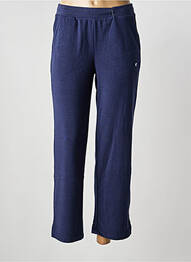 Pantalon droit taille élastique taille normale bleu DAMART femme