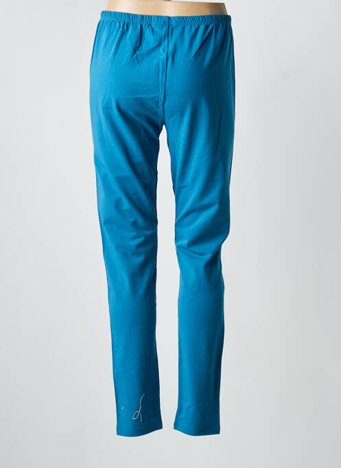 Legging stretch taille normale bleu FRANCOISE SAGET femme