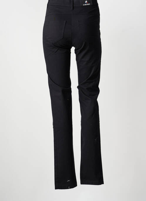 Pantalon chino tissage popeline taille normale noir LE COQ SPORTIF femme