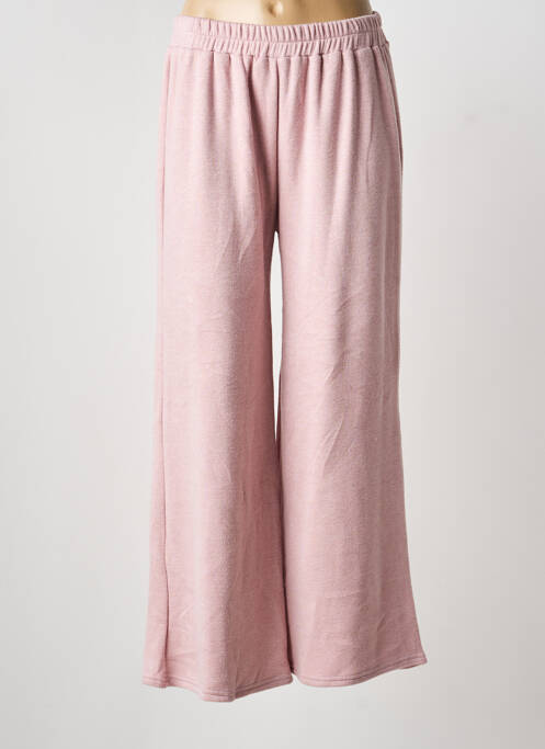 Pantalon large taille normale taille normale rose NOBELLE STORE femme