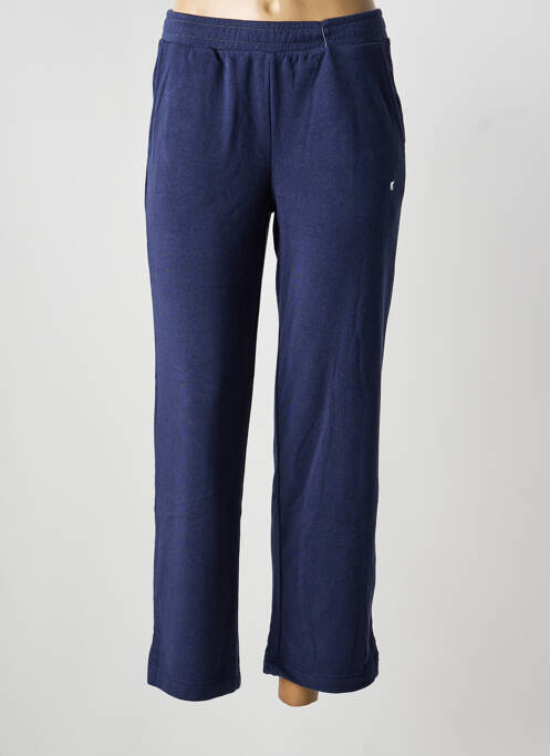 Pantalon droit taille élastique taille normale bleu DAMART femme