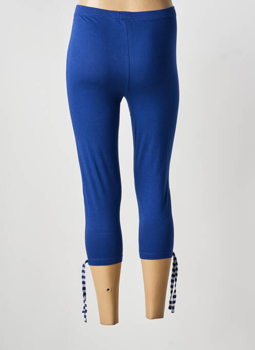 Legging stretch taille normale bleu FRANCOISE SAGET femme