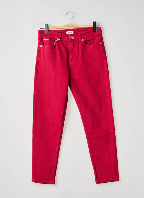 Jeans coupe slim stretch taille normale rose TOMMY HILFIGER femme