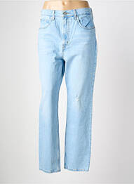 Jeans coupe droite effet usé délavé taille normale bleu LEVIS femme
