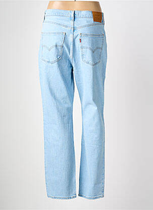Jeans coupe droite effet usé délavé taille normale bleu LEVIS femme