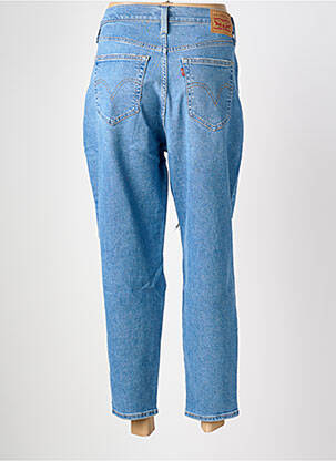 Jean coupe mom effet usé délavé taille haute bleu LEVI'S femme