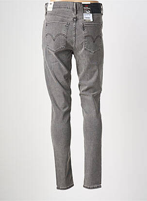 Jeans skinny effet usé délavé taille normale gris LEVI'S femme