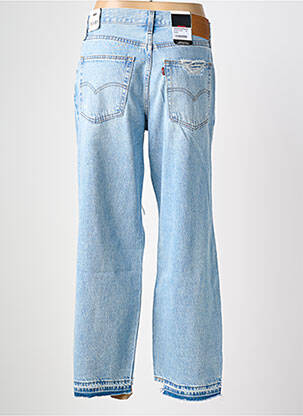 Jeans coupe large effet usé délavé taille normale bleu LEVI'S femme