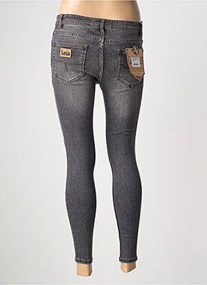 Jeans skinny stretch taille basse gris LOIS femme