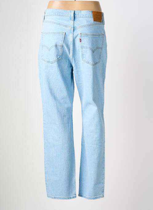 Jeans coupe droite effet usé délavé taille normale bleu LEVIS femme