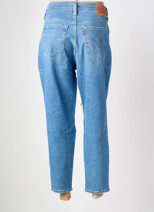 Jean coupe mom stretch taille haute bleu LEVIS femme
