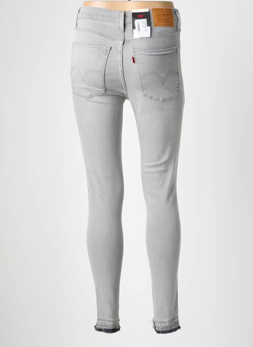 Jeans skinny taille haute taille haute gris LEVIS femme