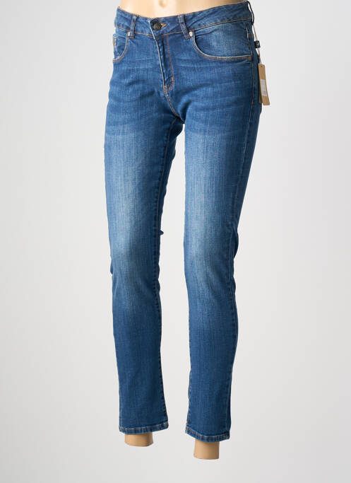 Jeans skinny stretch taille basse bleu LOIS femme