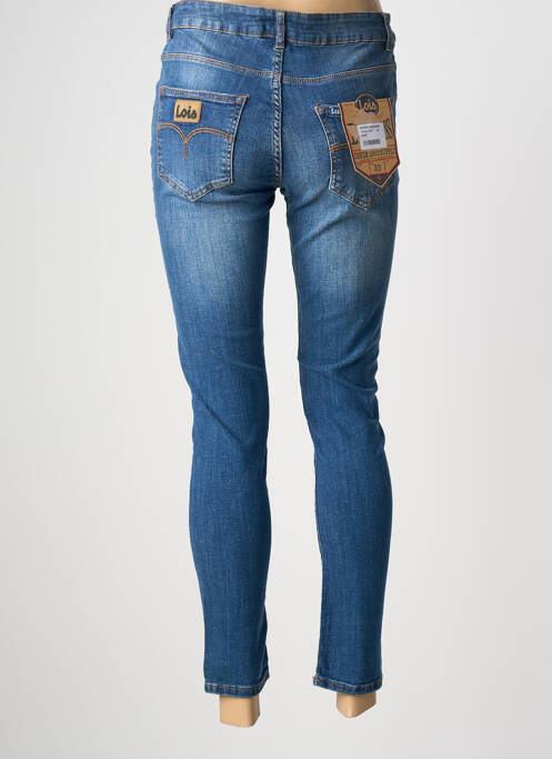 Jeans skinny stretch taille basse bleu LOIS femme