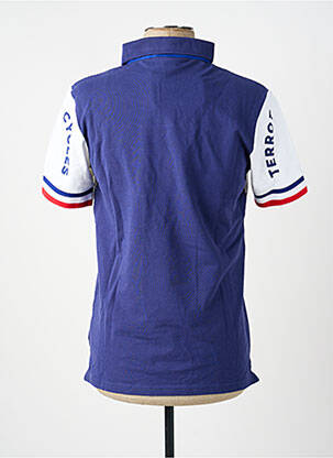 Polo coupe droite manches courtes bleu TERROT homme