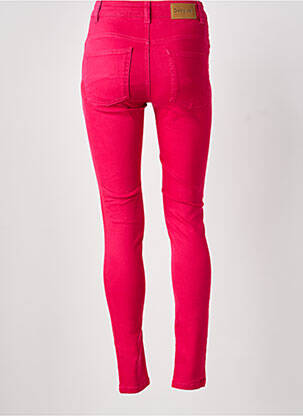 Jeans skinny taille haute taille haute rose DESIGUAL femme