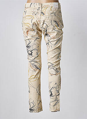 Jeans coupe slim stretch taille normale beige PLEASE femme