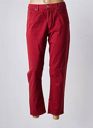 Jeans coupe droite taille normale taille normale rouge PLEASE femme