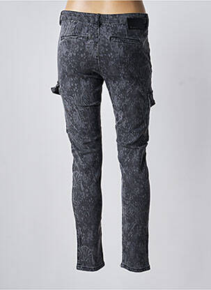 Pantalon cargo taille normale taille normale gris DESIGUAL femme
