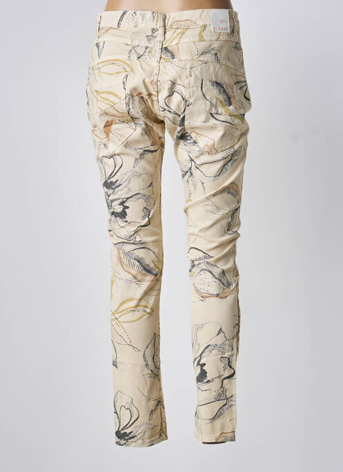 Jeans coupe slim stretch taille normale beige PLEASE femme