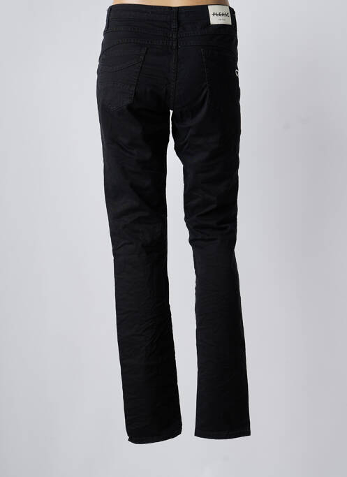 Jeans coupe slim taille basse taille basse noir PLEASE femme