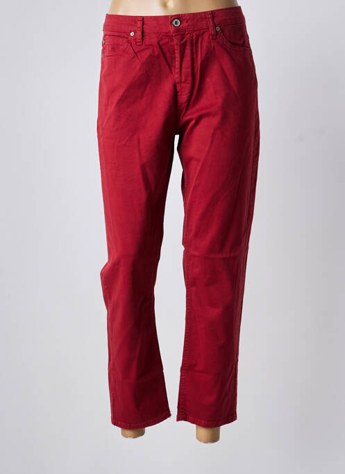 Jeans coupe droite taille normale taille normale rouge PLEASE femme