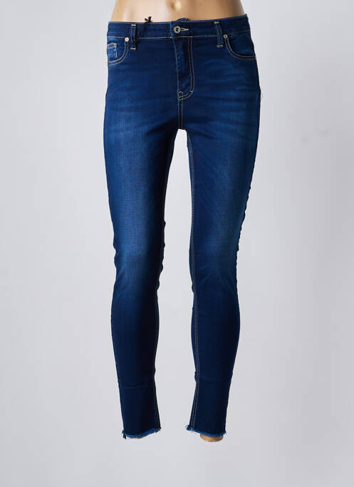 Jeans skinny taille normale taille normale bleu PLEASE femme