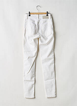 Jeans skinny taille haute taille haute blanc DESIGUAL femme
