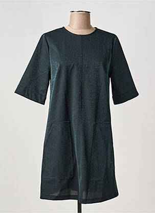 Robe courte manches 3/4 manches 3/4 bleu IMPERIAL femme