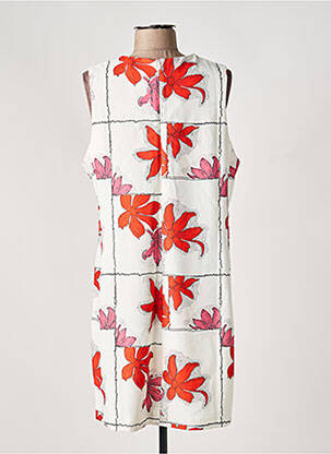 Robe courte sans manche sans manche beige DESIGUAL femme