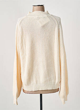 Pull stretch manches longues beige DESIGUAL femme