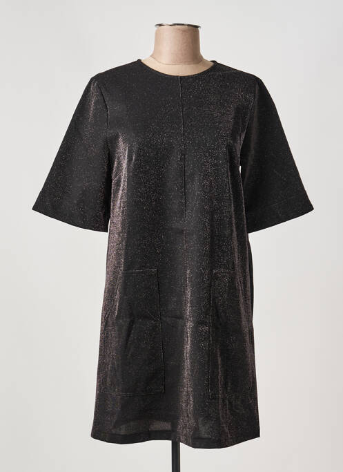 Robe courte manches 3/4 manches 3/4 argent IMPERIAL femme