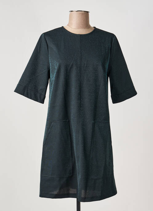 Robe courte manches 3/4 manches 3/4 bleu IMPERIAL femme