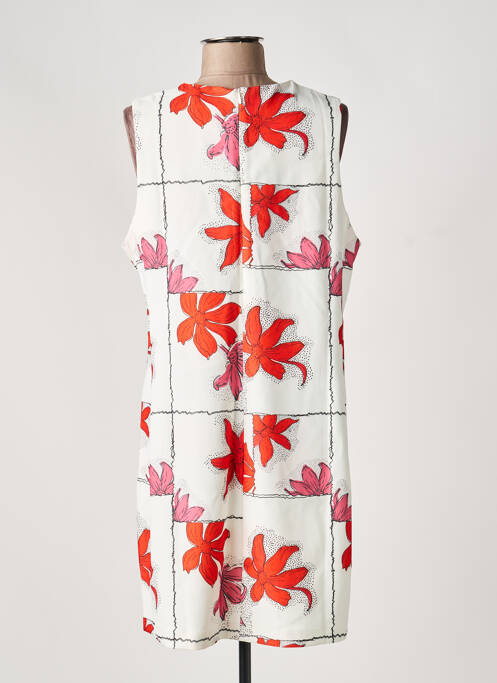 Robe courte sans manche sans manche beige DESIGUAL femme