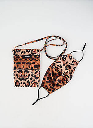 Accessoire divers imprimé animal marron DESIGUAL femme