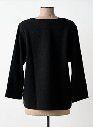 Sweat-shirt stretch manches longues noir STREET ONE femme