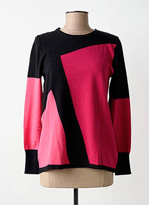 Pull coupe cintrée manches longues rose SCORZZO femme