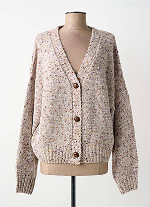 Gilet manches longues resserrée sur le bas rose LEE COOPER femme