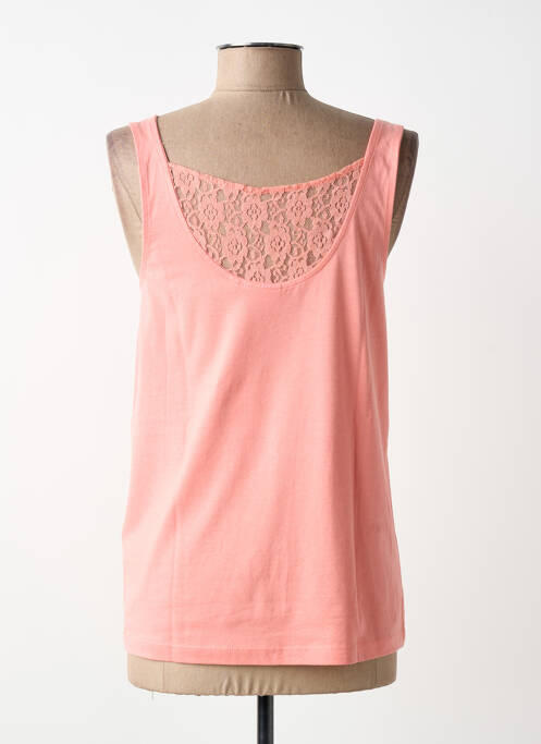 Top tissage jersey fines bretelles rose LA FIANCÉE femme