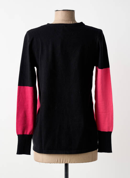 Pull coupe cintrée manches longues rose SCORZZO femme