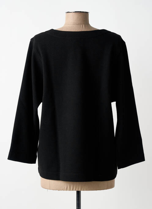 Sweat-shirt stretch manches longues noir STREET ONE femme