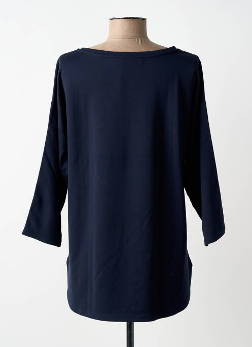 Top stretch manches 3/4 bleu BETTY BARCLAY femme