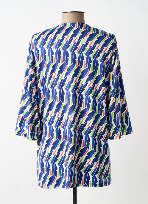 Veste casual coupe droite bleu SCORZZO femme