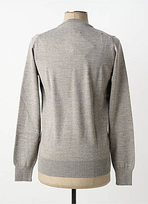 Pull manches longues manches longues gris OLIVER HOLTON homme