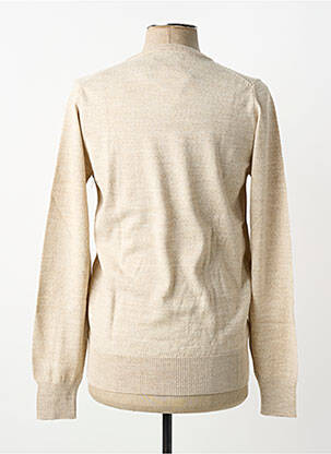 Pull col v manches longues beige OLIVER HOLTON homme