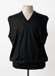 Pull col v manches courtes noir OLIVER HOLTON homme